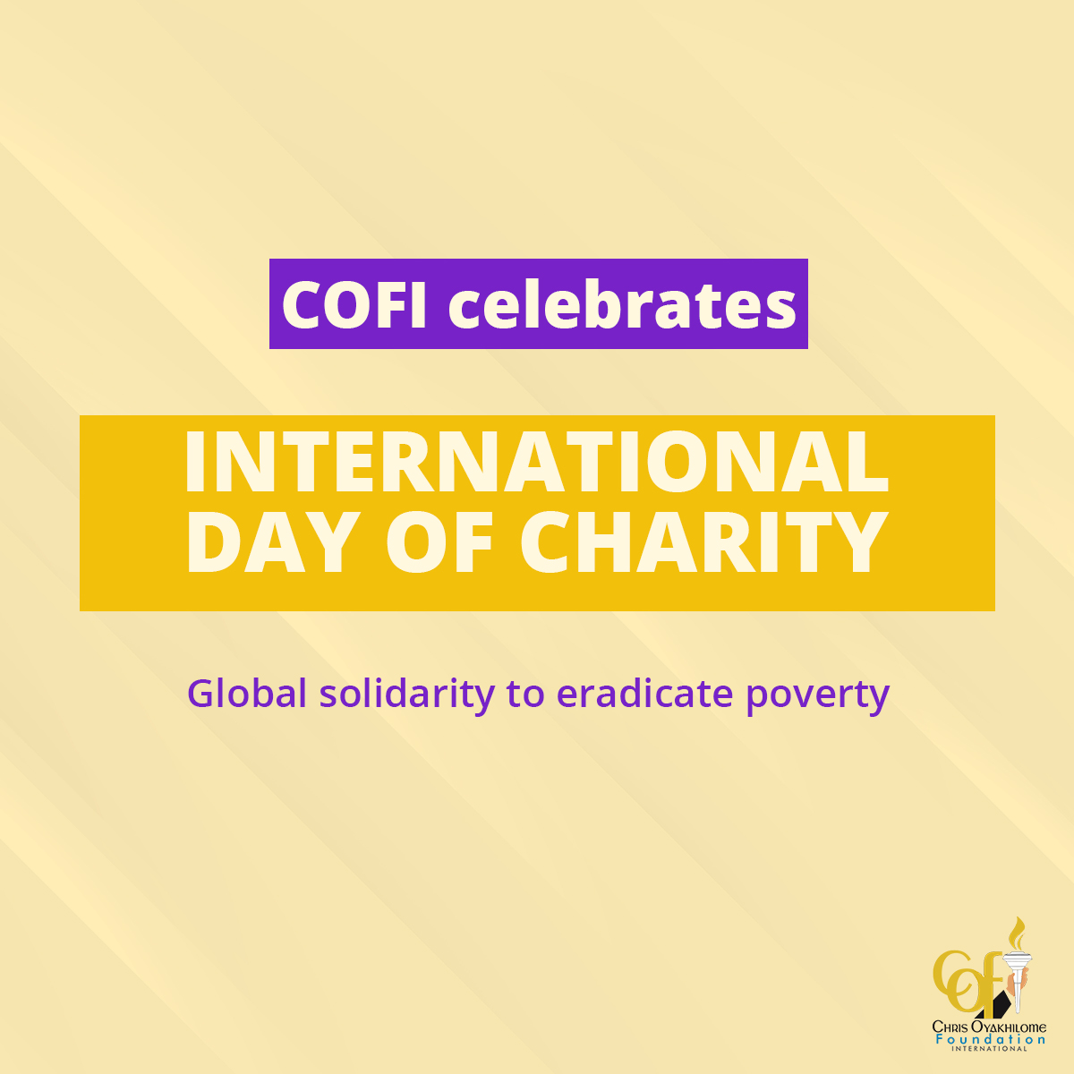 International Day of Charity with COFI