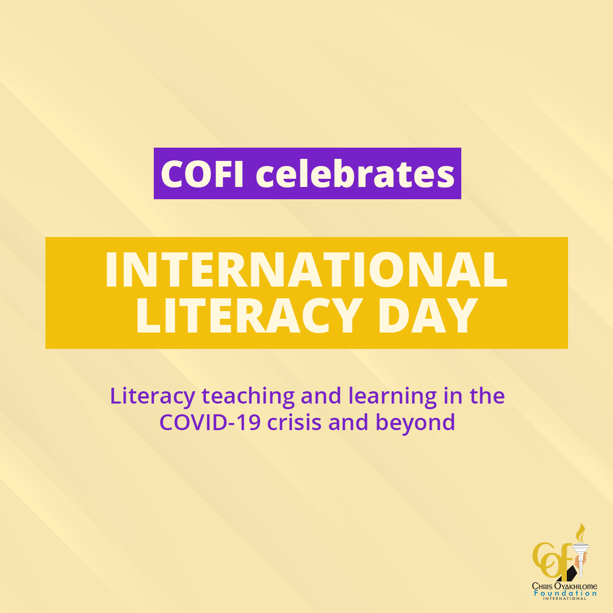 COFI: International Literacy Day