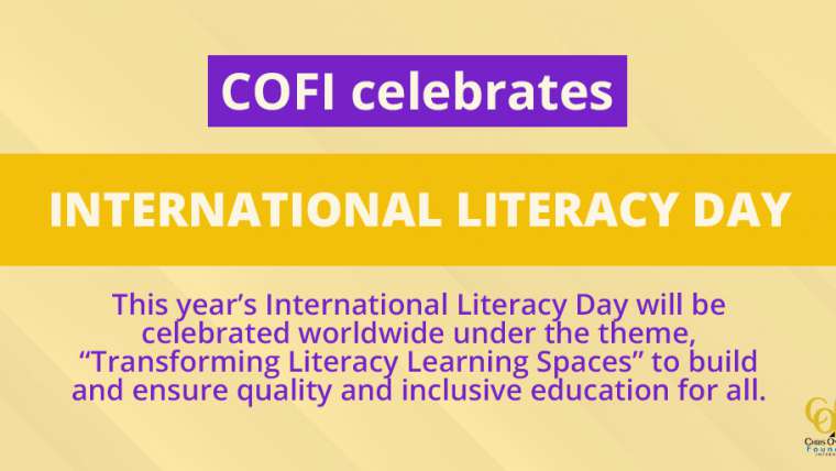 COFI Acknowledges the Importance of International Literacy Day