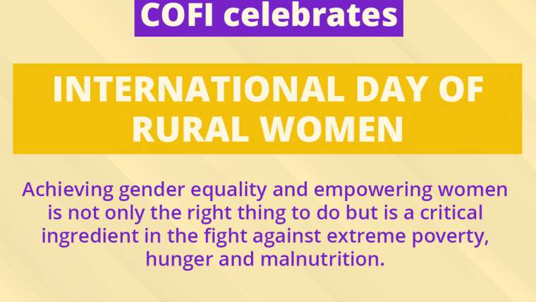 COFI Commemorates International Day of Rural Women