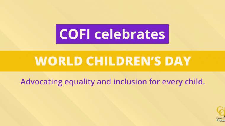 COFI Commemorates World Children’s Day