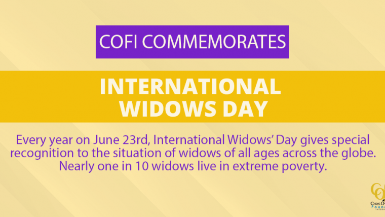 COFI Commemorates International Widows Day: Uplifting Lives and Empowering Women